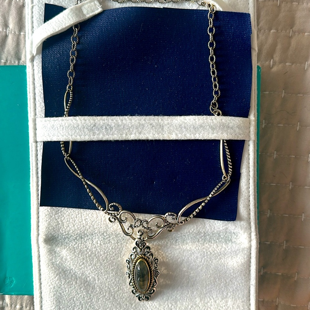 Carolyn Pollack Sterling Silver  Sincerely Fabulous necklace